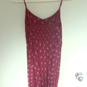 Maroon summer dress